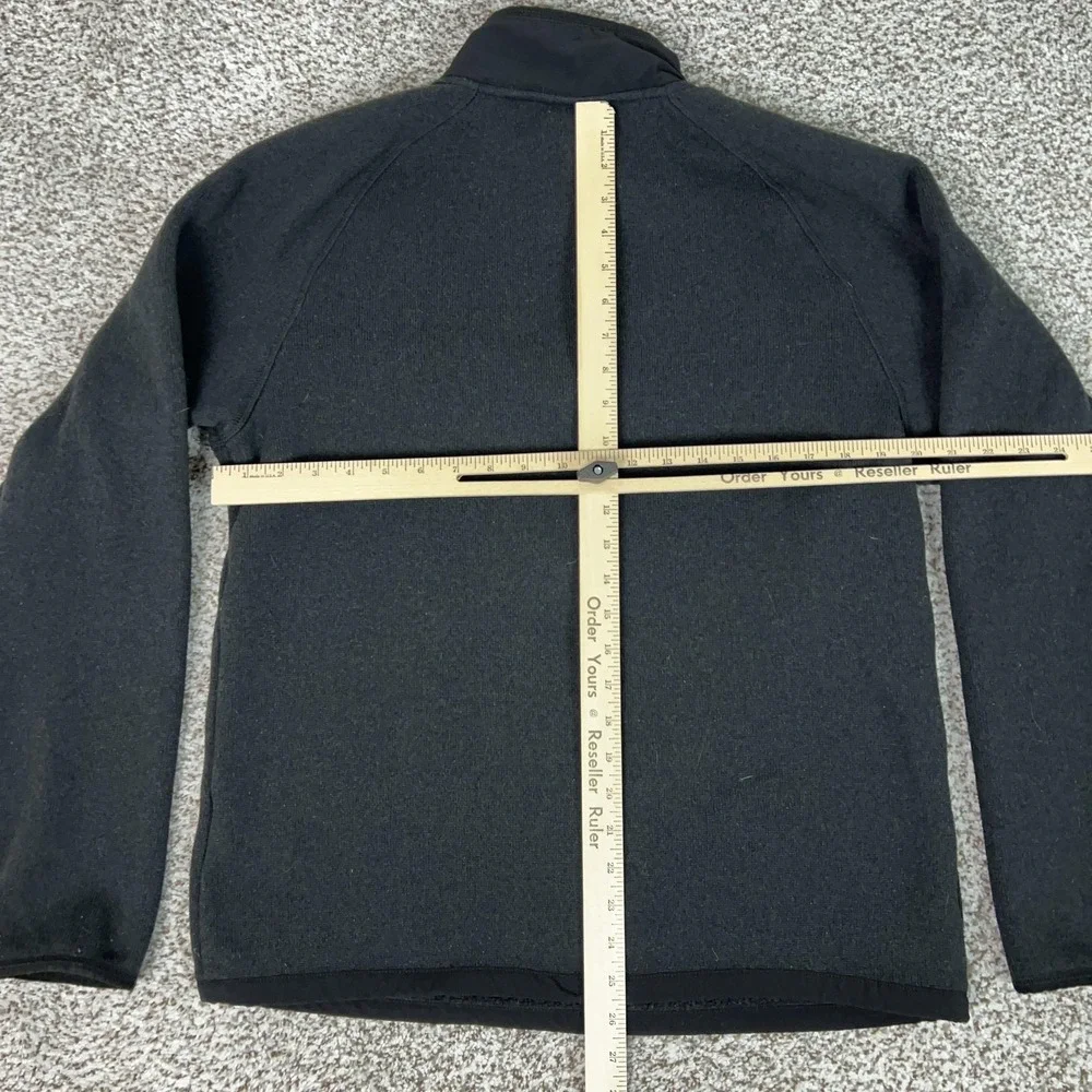 North Face Sweater Mens Medium Black Quarter Zip Pullover‎ Gordon Lyons 1/4 Gorp